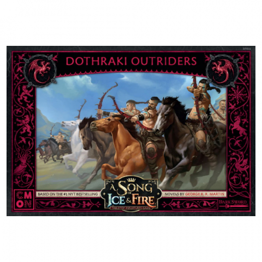 A Song of Ice & Fire: Miniatures Game - Dothraki Outriders (Exp.) i gruppen Nyheter hos Spelexperten (CMNSIF603)