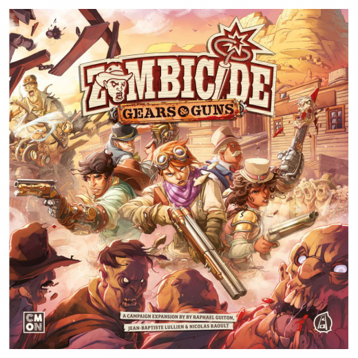 Zombicide: Undead or Alive - Gears & Guns (Exp.) i gruppen SÄLLSKAPSSPEL / Expansioner hos Spelexperten (CMNZCW002)