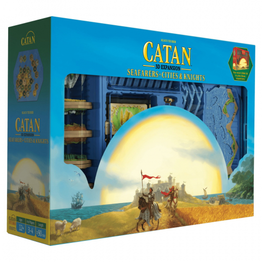 Catan 3D Edition: Seafarers + Cities & Knights (Exp.) (Eng) i gruppen SÄLLSKAPSSPEL / Expansioner hos Spelexperten (CN3172)