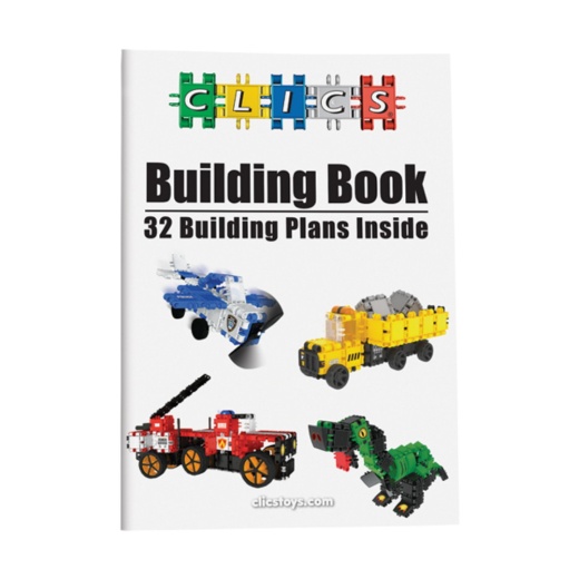 Clics - Building Book 2 - 32 Konstruktioner i gruppen LEKSAKER / Byggklossar / Clics hos Spelexperten (CP017)