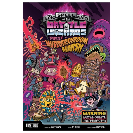 Epic Spell Wars of the Battle Wizards: Melee at Murdershroom Marsh i gruppen SÄLLSKAPSSPEL / Kortspel hos Spelexperten (CRY02192)
