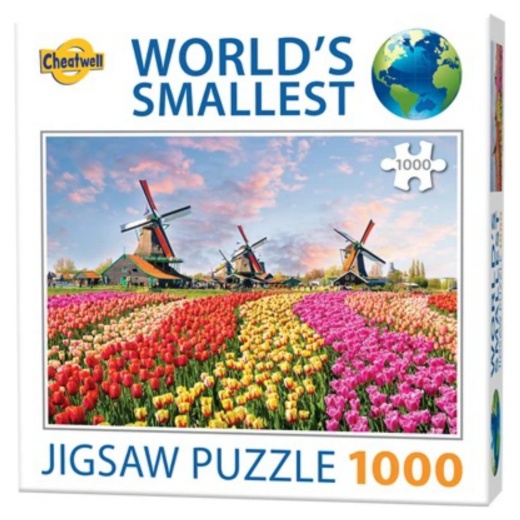 Världens Minsta Pussel: Dutch Windmills 1000 bitar i gruppen PUSSEL / 1000 bitar hos Spelexperten (CW13190)