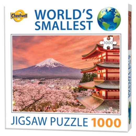 Världens Minsta Pussel: Mount Fuji, Japan 1000 bitar i gruppen PUSSEL / 1000 bitar hos Spelexperten (CW13213)