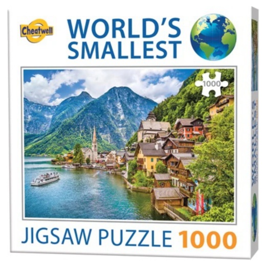 Världens Minsta Pussel: Hallstatt, Austria 1000 bitar i gruppen PUSSEL / 1000 bitar hos Spelexperten (CW13275)