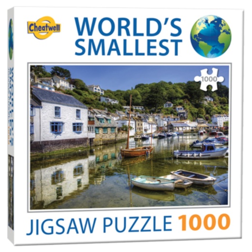 Världens Minsta Pussel: Polperro, Cornwall 1000 bitar i gruppen PUSSEL / 1000 bitar hos Spelexperten (CW13572)