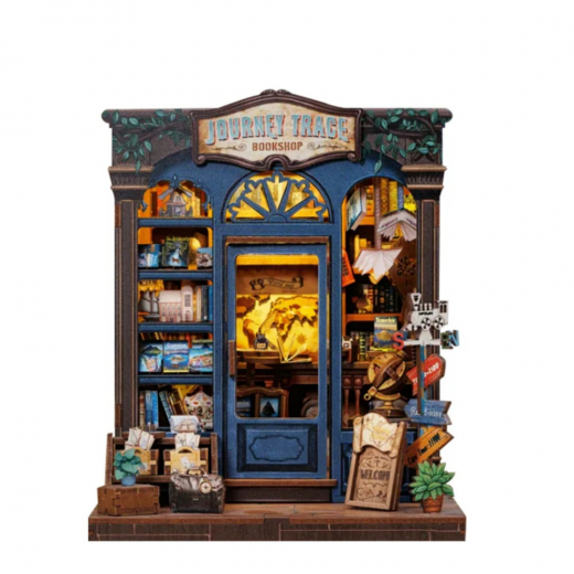 Miniature House - Journey Trace Bookshop i gruppen PUSSEL / Modellbyggen hos Spelexperten (CWG204)