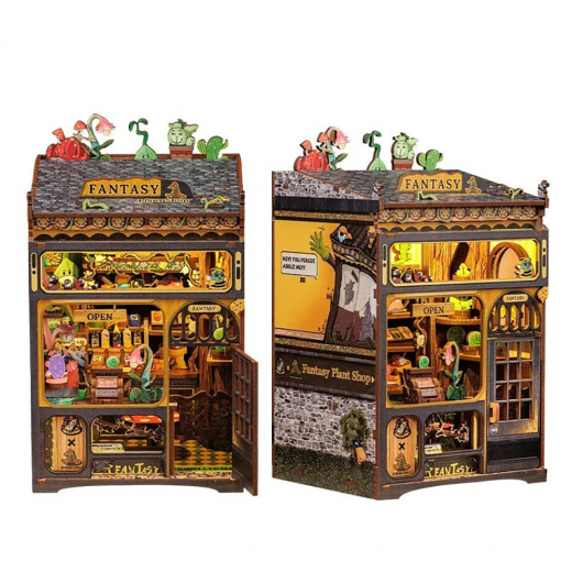 Cutebee Book Nook - Fantasy Plant Shop i gruppen PUSSEL / Book Nook / Cutebee hos Spelexperten (CWGA203)