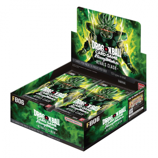 Dragon Ball Super Card Game: Fusion World - Rivals Clash Booster Display FB06 i gruppen SÄLLSKAPSSPEL / Kortspel hos Spelexperten (DBSFB06-DIS)
