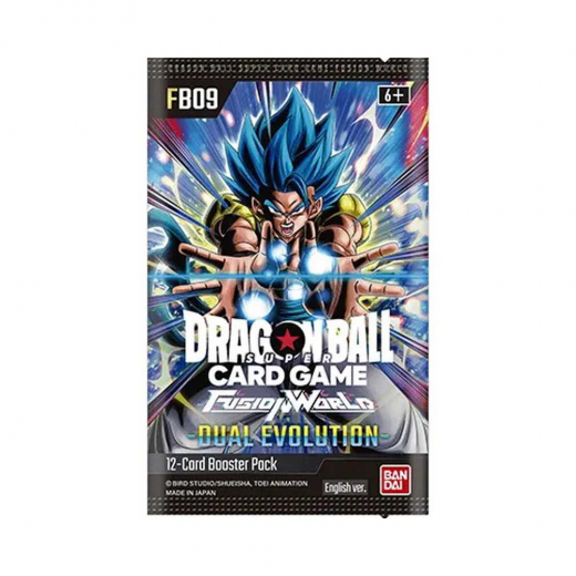 Dragon Ball Super Card Game: Fusion World - Dual Evolution Booster Pack FB09 i gruppen SÄLLSKAPSSPEL / Kortspel hos Spelexperten (DBSFB09-BOS)