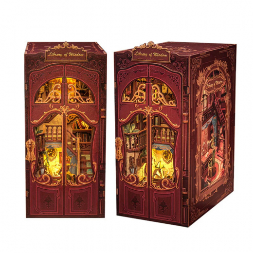 Book Nook: Library of Wisdom i gruppen PUSSEL / Book Nook hos Spelexperten (DC03)