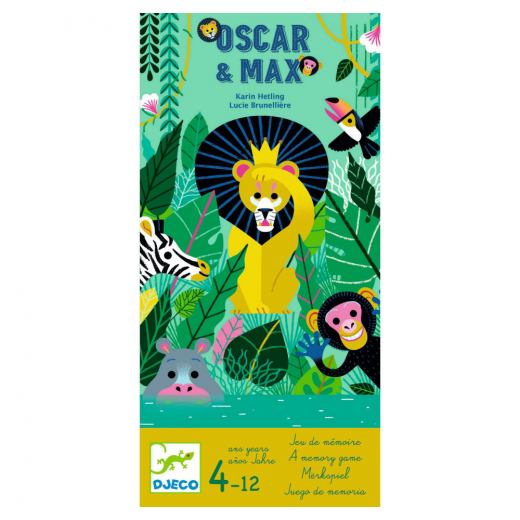 Oscar & Max Memory i gruppen SÄLLSKAPSSPEL / Barnspel hos Spelexperten (DJ08575)