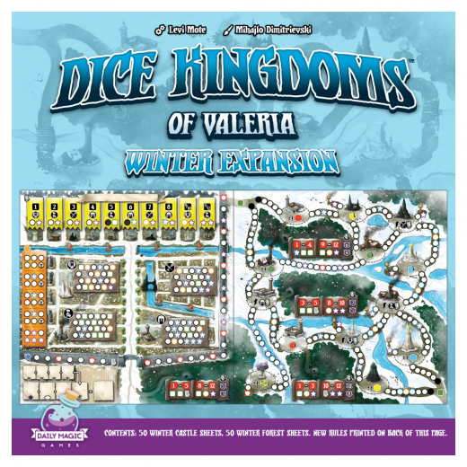 Dice Kingdoms of Valeria: Winter Expansion i gruppen SÄLLSKAPSSPEL / Expansioner hos Spelexperten (DMGDKOV003)