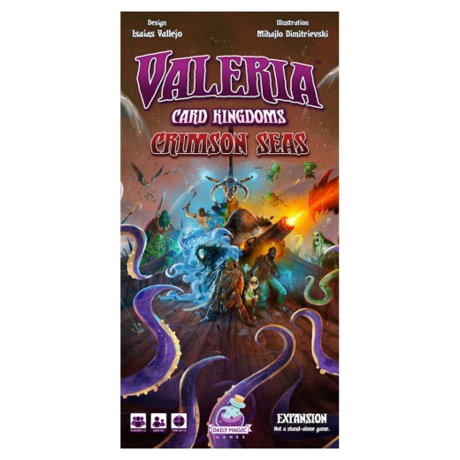Valeria: Card Kingdoms - Crimson Seas (Exp.) i gruppen SÄLLSKAPSSPEL / Expansioner hos Spelexperten (DMGVCK130)