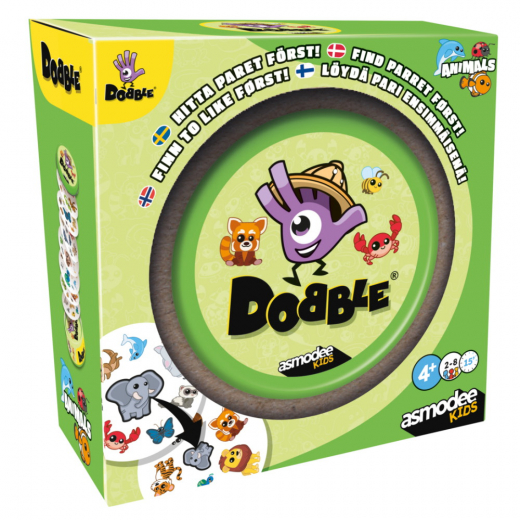 Dobble Animals (Swe) i gruppen SÄLLSKAPSSPEL / Kortspel hos Spelexperten (DOBAN07NOR)