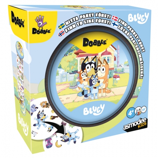 Dobble: Bluey (Swe) i gruppen SÄLLSKAPSSPEL / Kortspel hos Spelexperten (DOBBLU07NOR)