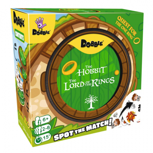 Dobble: Quest for the One Ring i gruppen SÄLLSKAPSSPEL / Kortspel hos Spelexperten (DOBLOR07EN)