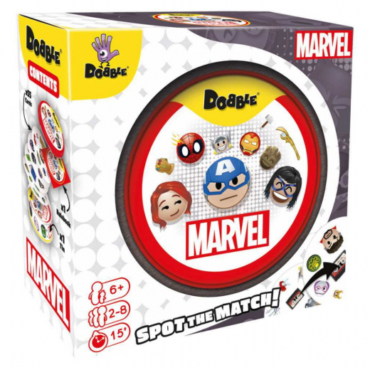 Dobble: Marvel i gruppen SÄLLSKAPSSPEL / Kortspel hos Spelexperten (DOBSPI07EN)