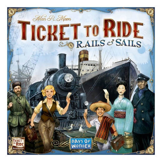 Ticket to Ride: Rails & Sails (Eng.) i gruppen SÄLLSKAPSSPEL / Strategispel hos Spelexperten (DOW72002)