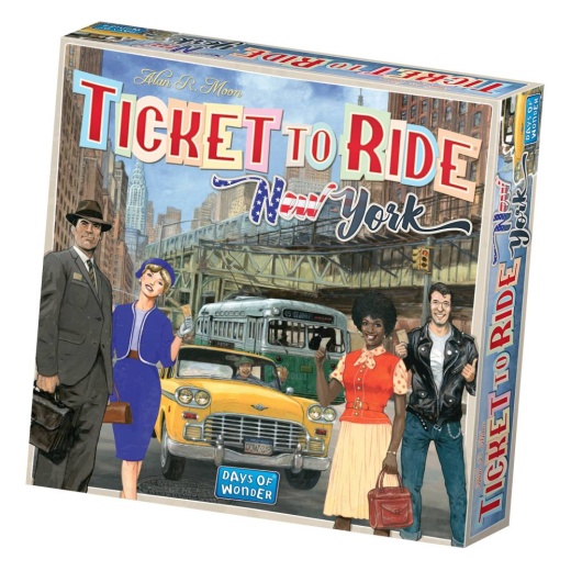 Ticket To Ride: New York (Eng) i gruppen SÄLLSKAPSSPEL / Familjespel hos Spelexperten (DOW720060)