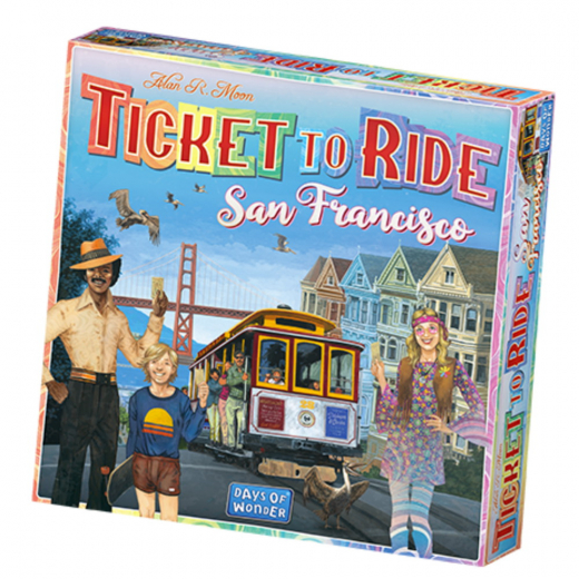 Ticket to Ride: San Francisco (Eng) i gruppen SÄLLSKAPSSPEL / Familjespel hos Spelexperten (DOW720064)