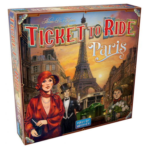 Ticket To Ride: Paris (Eng) i gruppen SÄLLSKAPSSPEL / Familjespel hos Spelexperten (DOW720066)