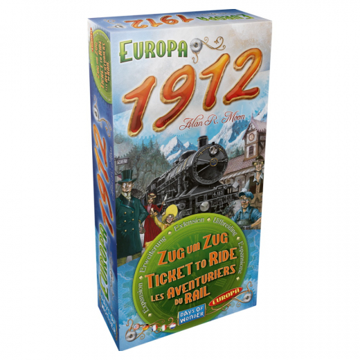 Ticket To Ride Europa 1912 (Exp.) i gruppen SÄLLSKAPSSPEL / Expansioner hos Spelexperten (DOW72011)