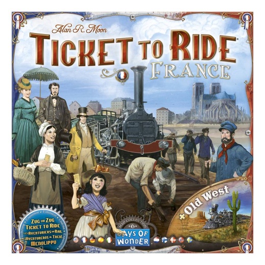 Ticket to Ride: France & Old West (Exp.) (Swe) i gruppen SÄLLSKAPSSPEL / Expansioner hos Spelexperten (DOW720128)