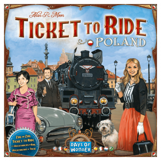 Ticket to Ride: Poland (Exp.) i gruppen SÄLLSKAPSSPEL / Expansioner hos Spelexperten (DOW720129)