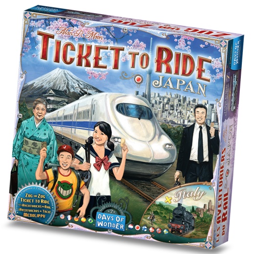 Ticket to Ride Japan & Italy (Exp.) i gruppen SÄLLSKAPSSPEL / Familjespel hos Spelexperten (DOW720132)