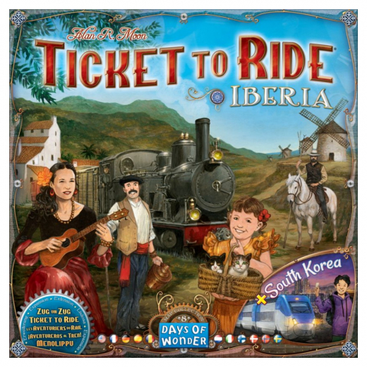 Ticket to Ride: Iberia & South Korea (Exp.) (Swe) i gruppen SÄLLSKAPSSPEL hos Spelexperten (DOW720138)