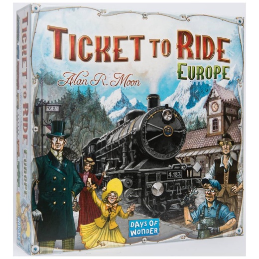 Ticket To Ride Europe (Swe) i gruppen SÄLLSKAPSSPEL / Strategispel hos Spelexperten (DOW7202S)