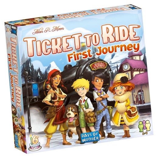 Ticket to Ride: First Journey (Swe.) i gruppen SÄLLSKAPSSPEL / Barnspel hos Spelexperten (DOW720927)