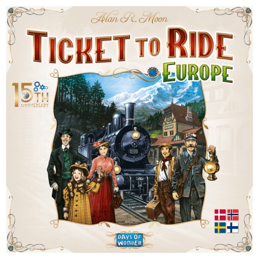 Ticket to Ride: Europe - 15-års jubileumsutgåva (Swe) i gruppen SÄLLSKAPSSPEL / Strategispel hos Spelexperten (DOW720933)