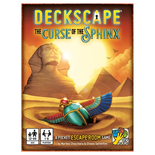 Deckscape: The Curse of the Sphinx i gruppen SÄLLSKAPSSPEL / Strategispel hos Spelexperten (DVG5710)