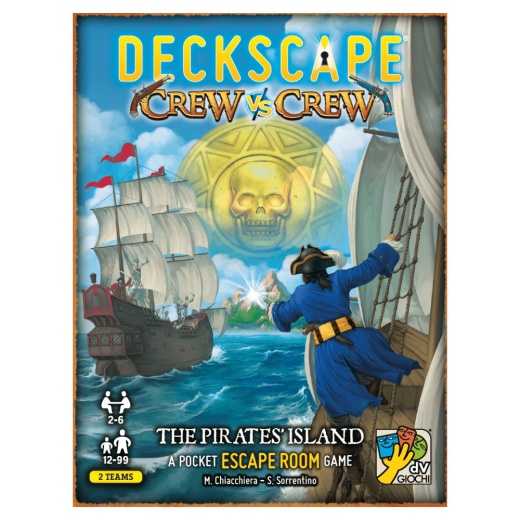 Deckscape: Crew vs Crew - Pirate's Island i gruppen SÄLLSKAPSSPEL / Kortspel hos Spelexperten (DVG5733)