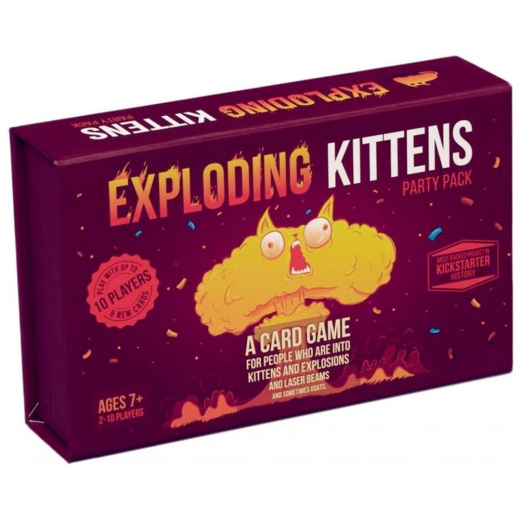 Exploding Kittens: Party Pack (Swe) i gruppen SÄLLSKAPSSPEL / Kortspel hos Spelexperten (EKEK004NOR)