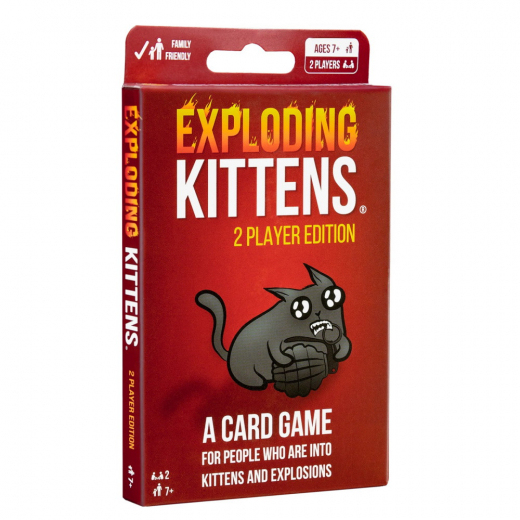 Exploding Kittens: 2 Player Edition (Eng) i gruppen SÄLLSKAPSSPEL / Kortspel hos Spelexperten (EKG2PLAYLG)