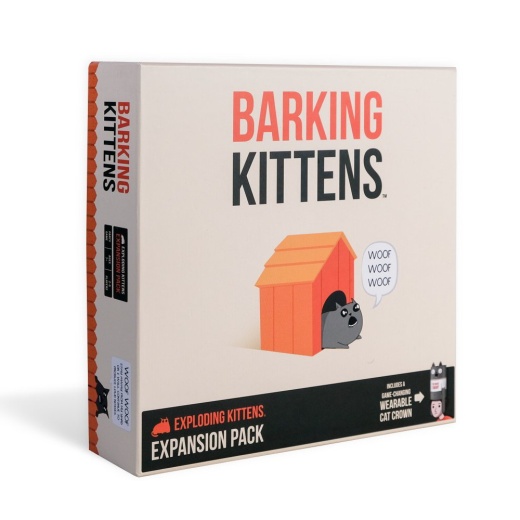 Exploding Kittens: Barking Kittens (Exp.) i gruppen SÄLLSKAPSSPEL / Expansioner hos Spelexperten (EKGBARK1)