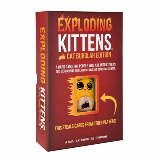 Exploding Kittens Cat Burglar Edition (Eng) i gruppen SÄLLSKAPSSPEL / Spelserier / Exploding Kittens hos Spelexperten (EKGCB6)