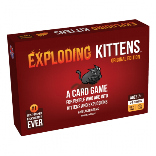 Exploding Kittens Original Ed. (Eng.) i gruppen SÄLLSKAPSSPEL / Kortspel hos Spelexperten (EKGORG11)