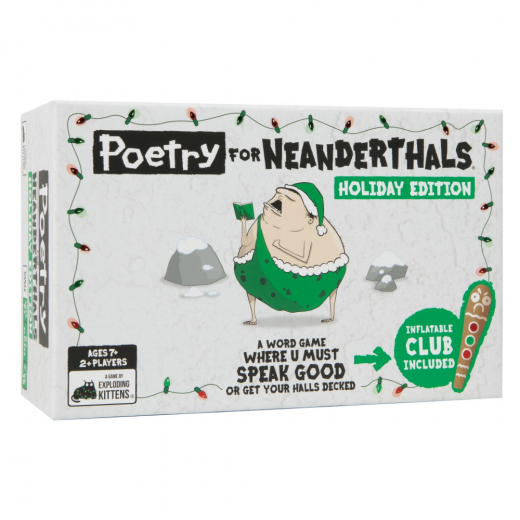 Poetry for Neanderthals: Holiday Edition i gruppen SÄLLSKAPSSPEL / Festspel hos Spelexperten (EKGPFNHOL3R)