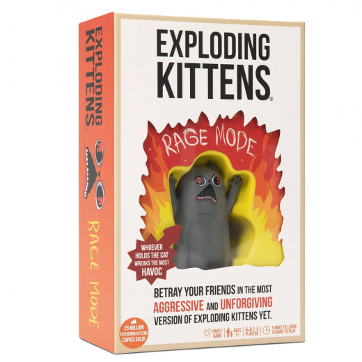 Exploding Kittens: Rage Mode i gruppen SÄLLSKAPSSPEL / Spelserier / Exploding Kittens hos Spelexperten (EKGRAGE3)