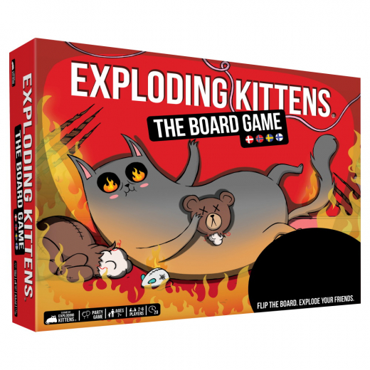 Exploding Kittens: The Board Game (Swe) i gruppen SÄLLSKAPSSPEL / Spelserier / Exploding Kittens hos Spelexperten (EKIBG01NOR)