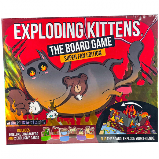 Exploding Kittens: The Board Game (Swe) i gruppen SÄLLSKAPSSPEL / Spelserier / Exploding Kittens hos Spelexperten (EKIBG01NOR)