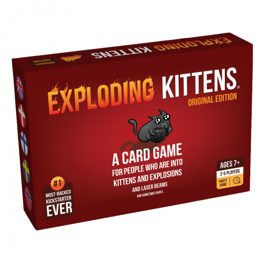 Exploding Kittens Original Ed. (Swe.) i gruppen SÄLLSKAPSSPEL / Kortspel hos Spelexperten (EKIEK01NOR)