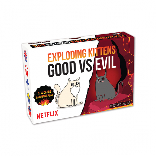 Exploding Kittens Good vs. Evil (Swe) i gruppen SÄLLSKAPSSPEL / Kortspel hos Spelexperten (EKIEK12NO)