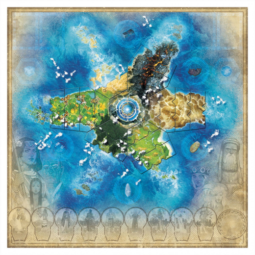 Atlantis Rising: Playmat (Exp.) i gruppen SÄLLSKAPSSPEL / Tillbehör / Övriga hos Spelexperten (ELFECG009)