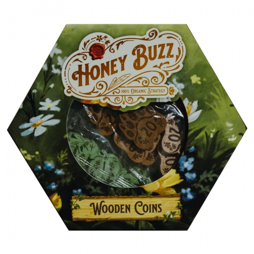 Honey Buzz: Wooden Coins (Exp.) i gruppen SÄLLSKAPSSPEL / Expansioner hos Spelexperten (ELFECG015)