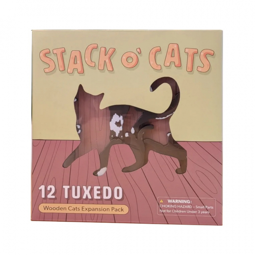 Stack O' Cats - 12 Tuxedo i gruppen SÄLLSKAPSSPEL hos Spelexperten (EMG10948)