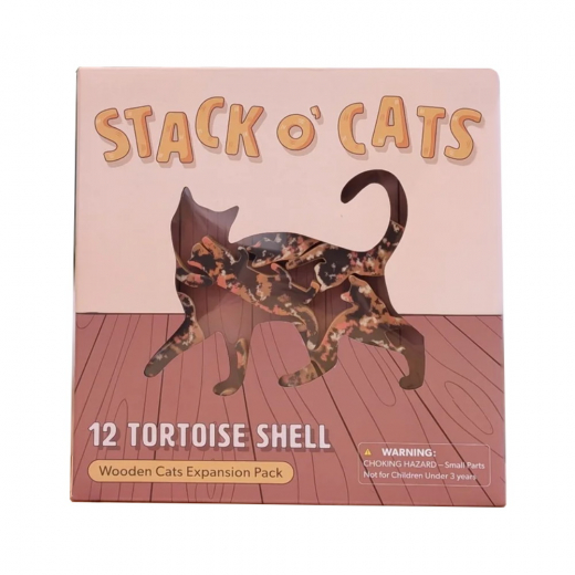 Stack O' Cats - 12 Tortoise Shell i gruppen SÄLLSKAPSSPEL hos Spelexperten (EMG18135)